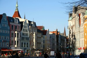 Rostock Universtätsplatz Richtung Neuer Markt